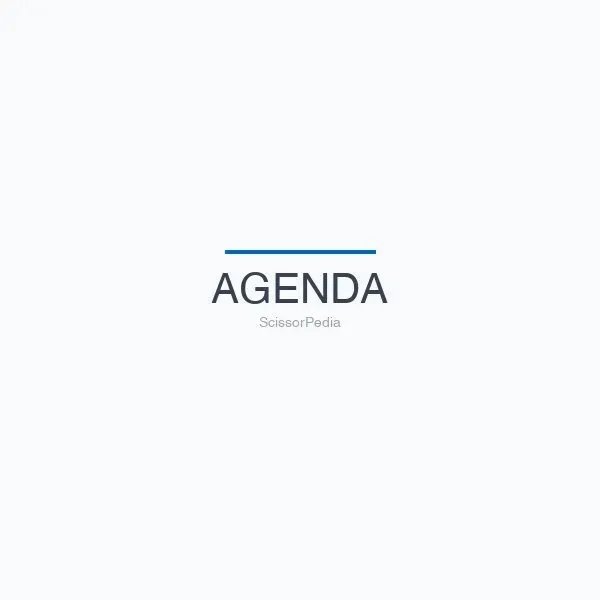 AGENDA