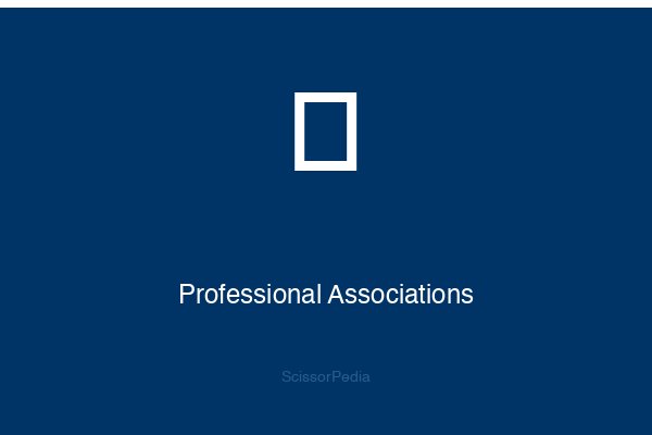 Professional Associations