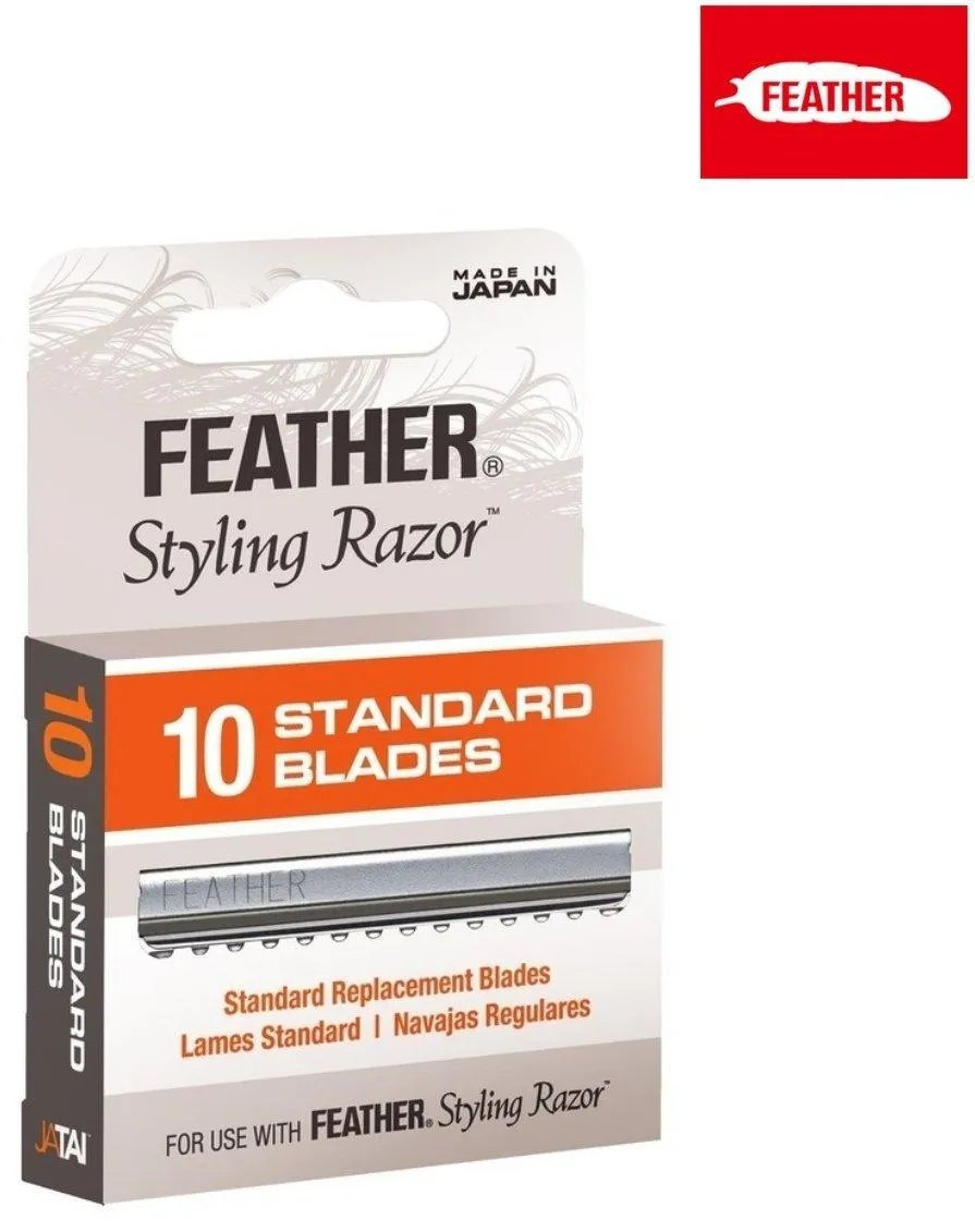 Feather Standard Blades For Styling Razors