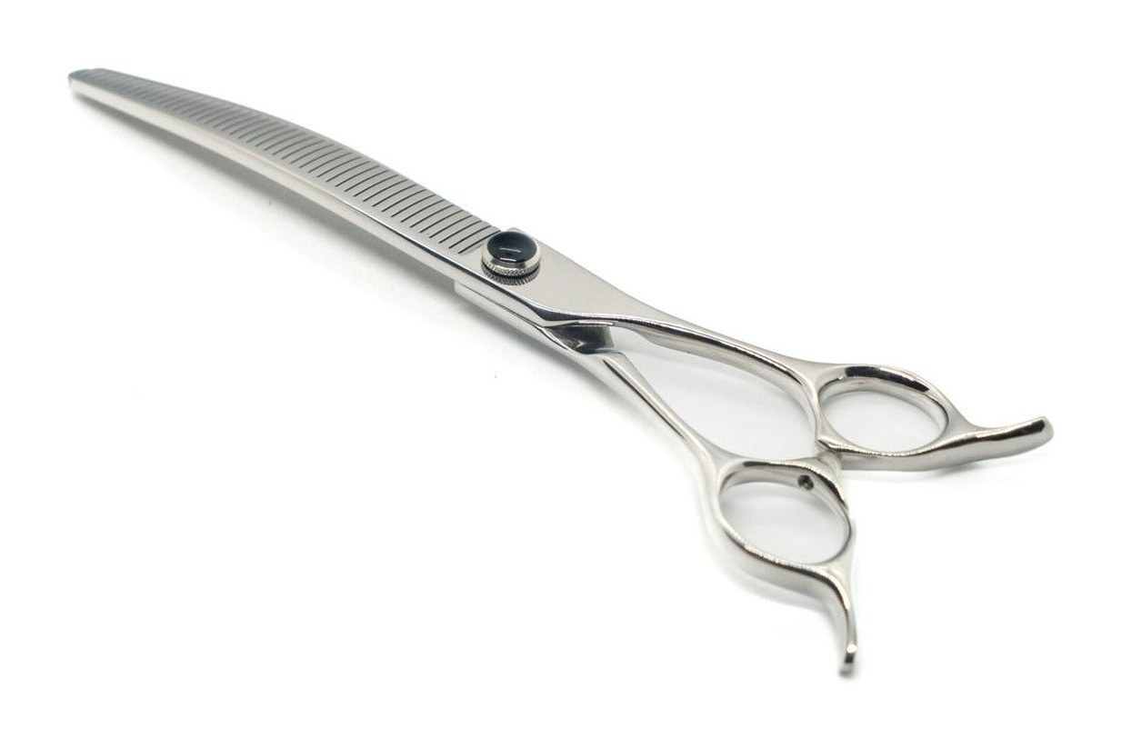 Global Scissors Kai 7.5 Inch Curved Pet Grooming Thinning Scissor