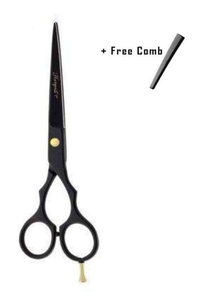 Haryali Black 7" Hairdressing Scissors