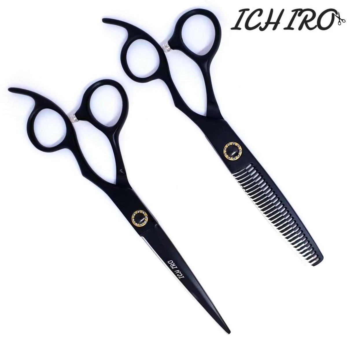 Ichiro Matte Black Hairdressing Scissor Set