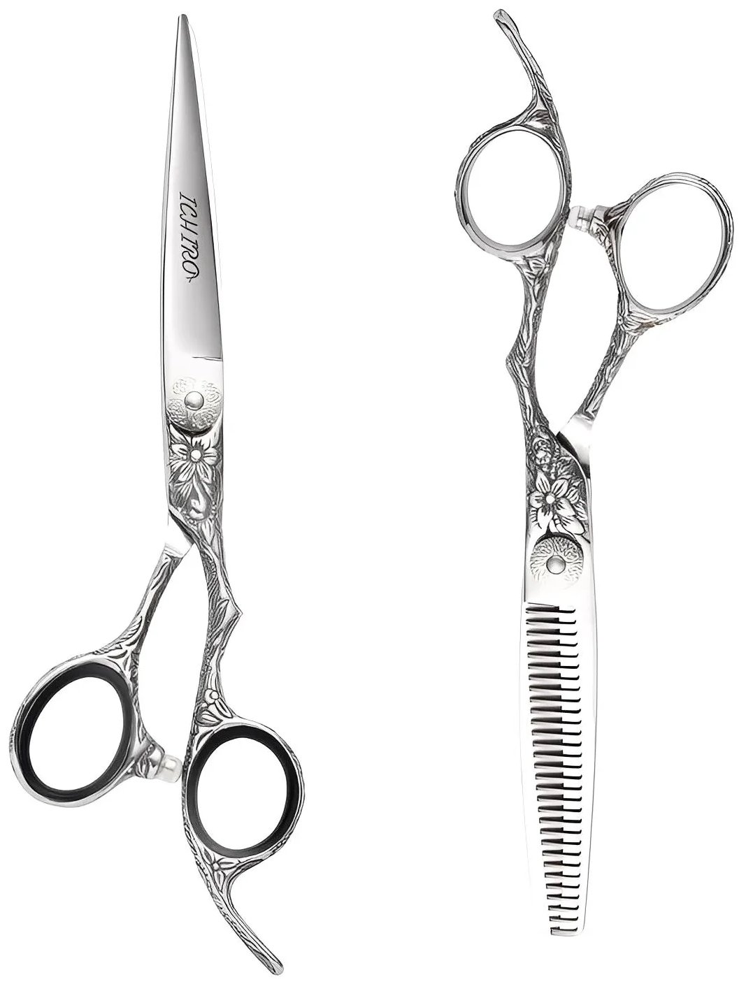 Ichiro Premium Series Sakura Hair Cutting and Thinning Scissor Set