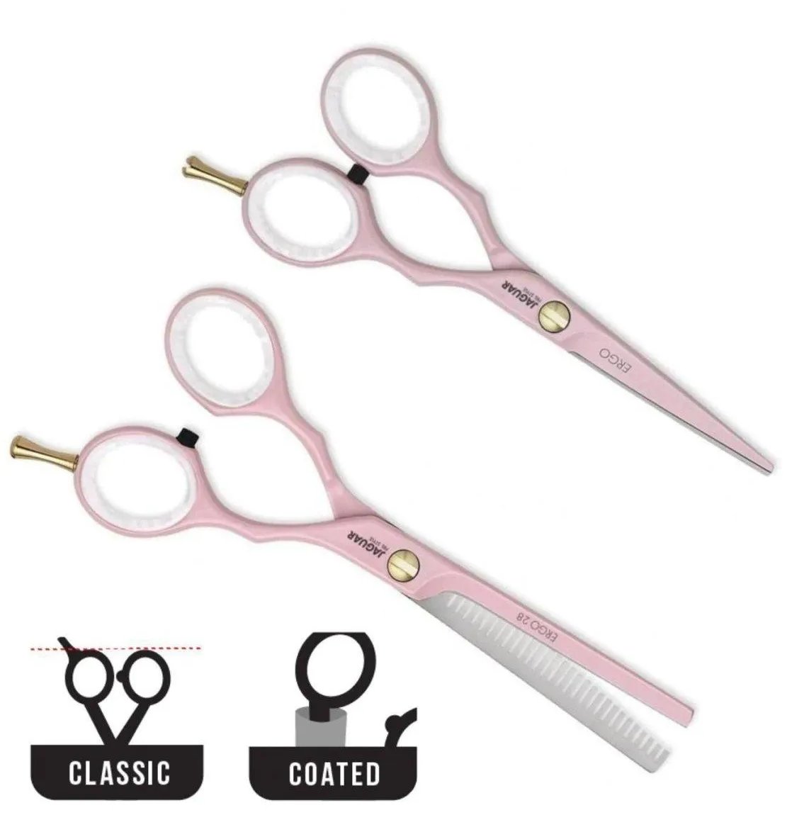 Jaguar Pre Style Ergo Pink Hairdressing Scissor Set