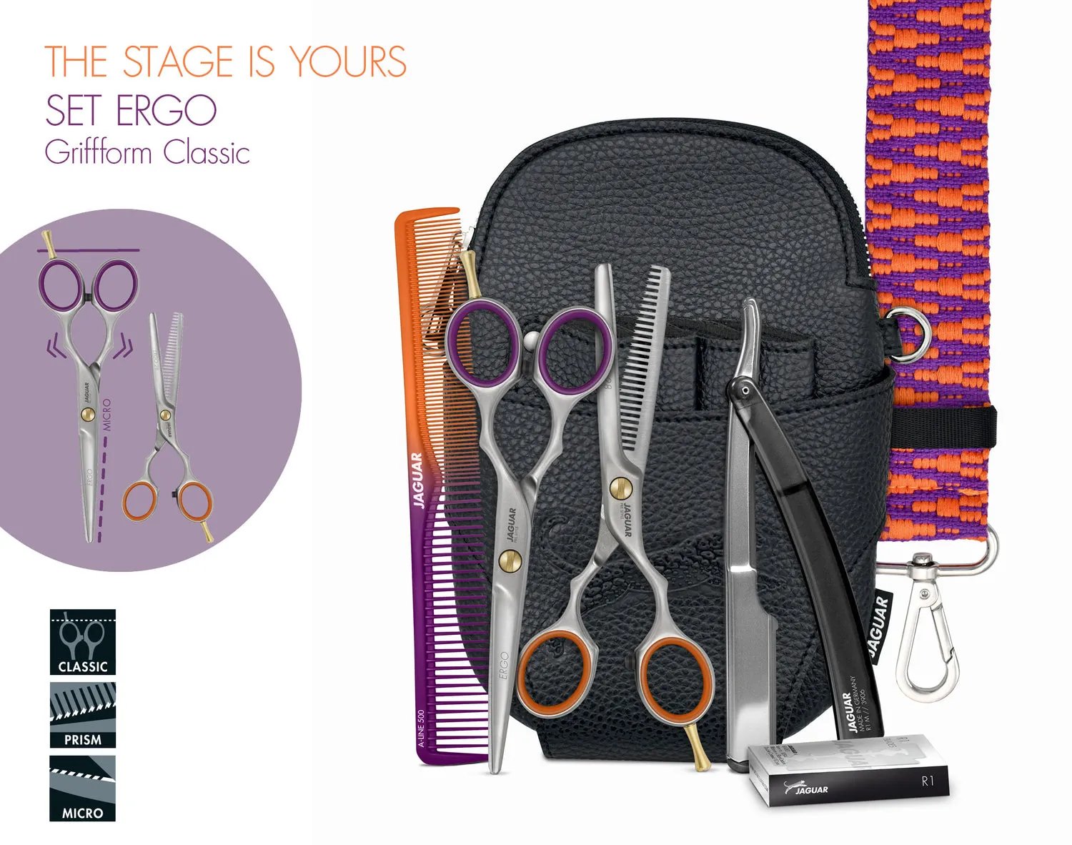 Jaguar Basic Set THE STAGE IS YOURS Ergo Scissor Set
