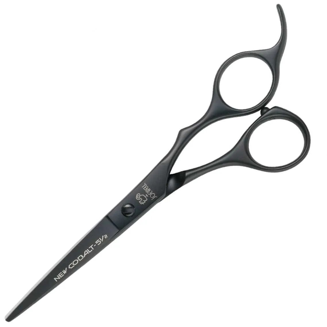 Joewell Cobalt Black Offset Hair Cutting Scissors