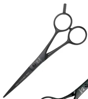 Joewell Cobalt Black Straight Hair Cutting Scissors