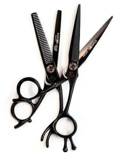 Kamisori Black Diamond III Hairdressing Scissor Set