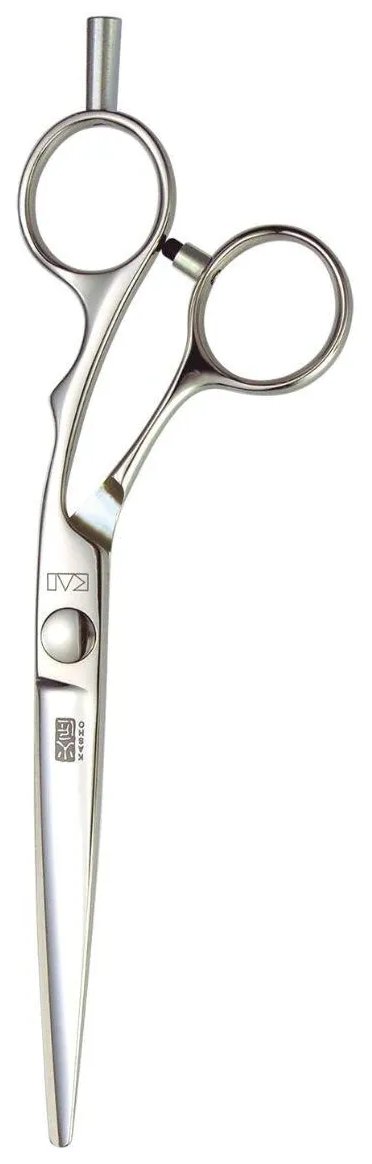 Kasho Silver Offset Hair Cutting Scissors