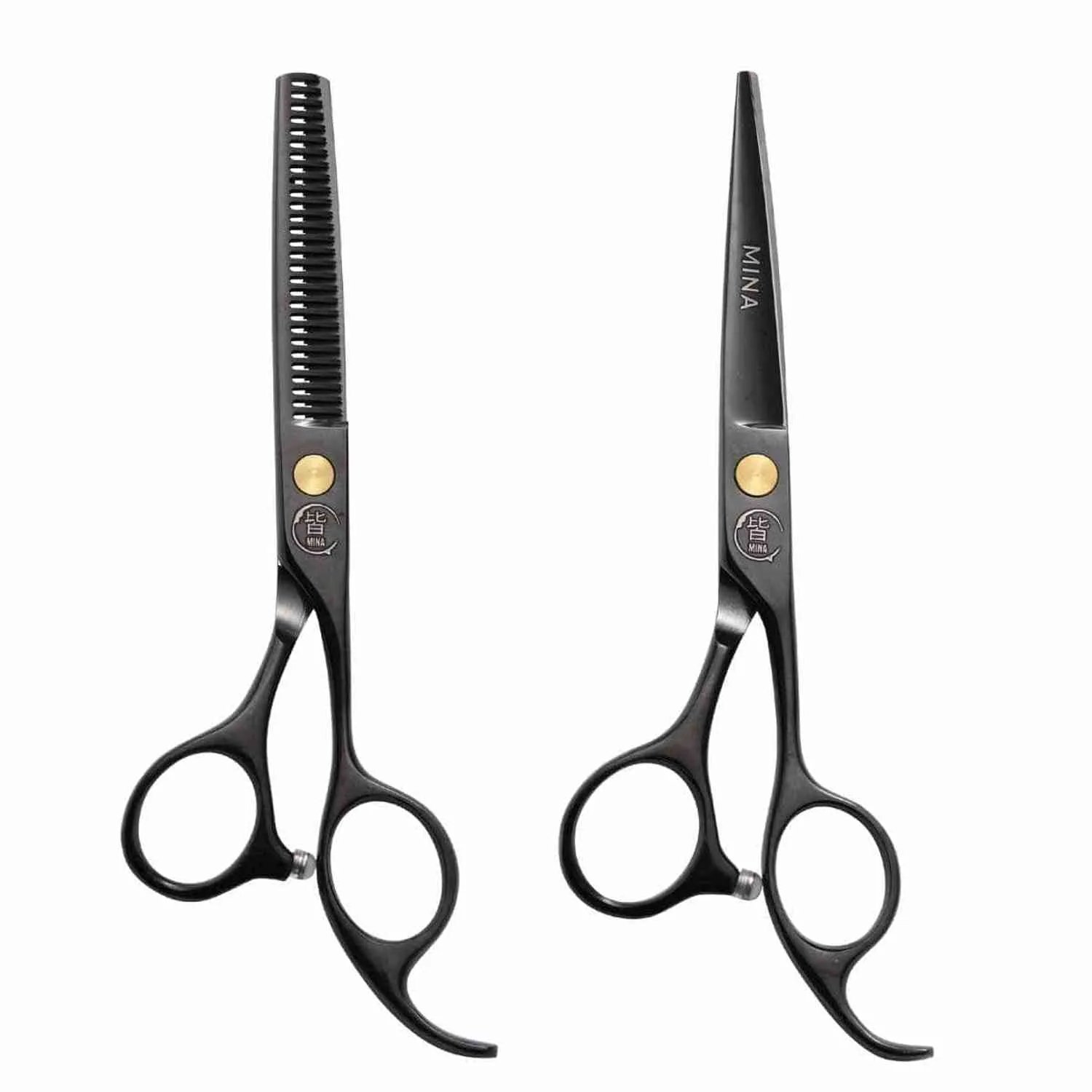 Mina Black Diamond Hairdressing Scissor Kit