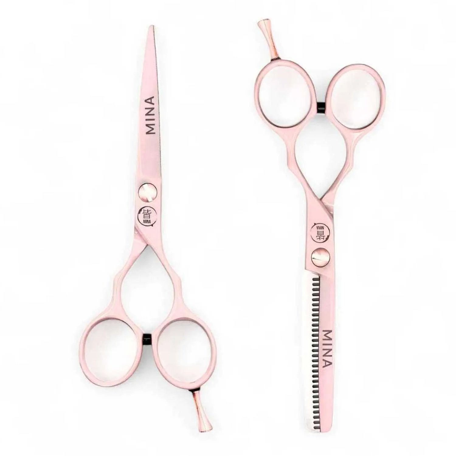 Mina Classic Pastel Pink Professional Shears Set