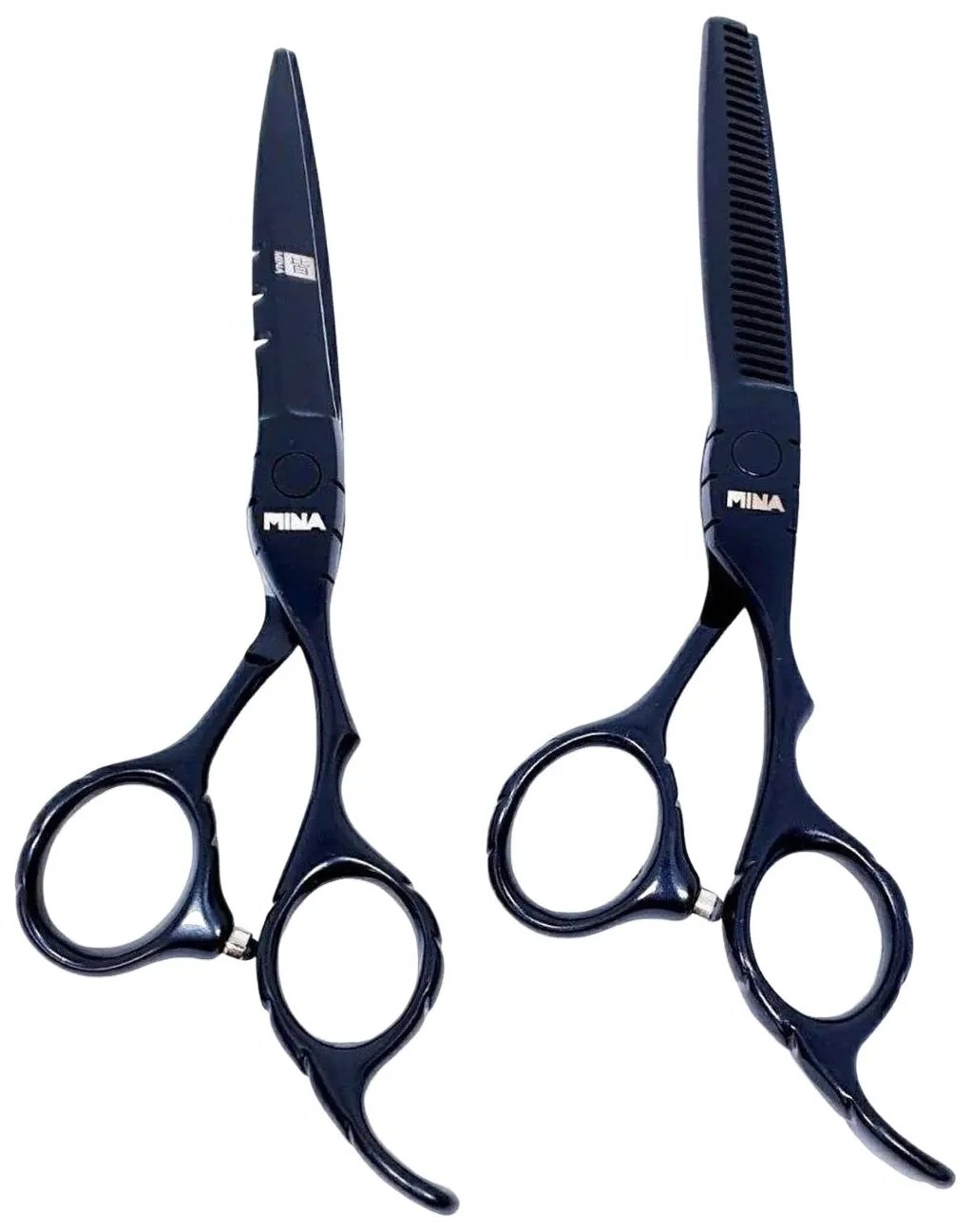 Mina Matte Black Cutting & Thinning Scissor Set