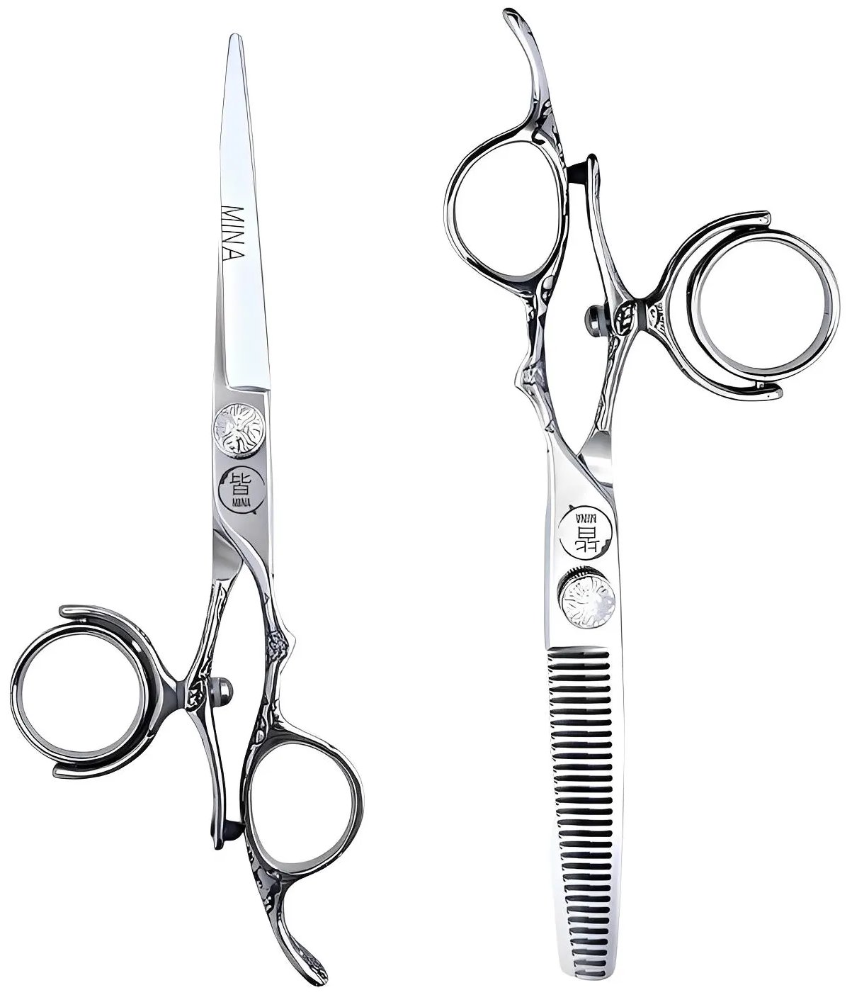 Mina Sakura Double Swivel Professional Scissors Set