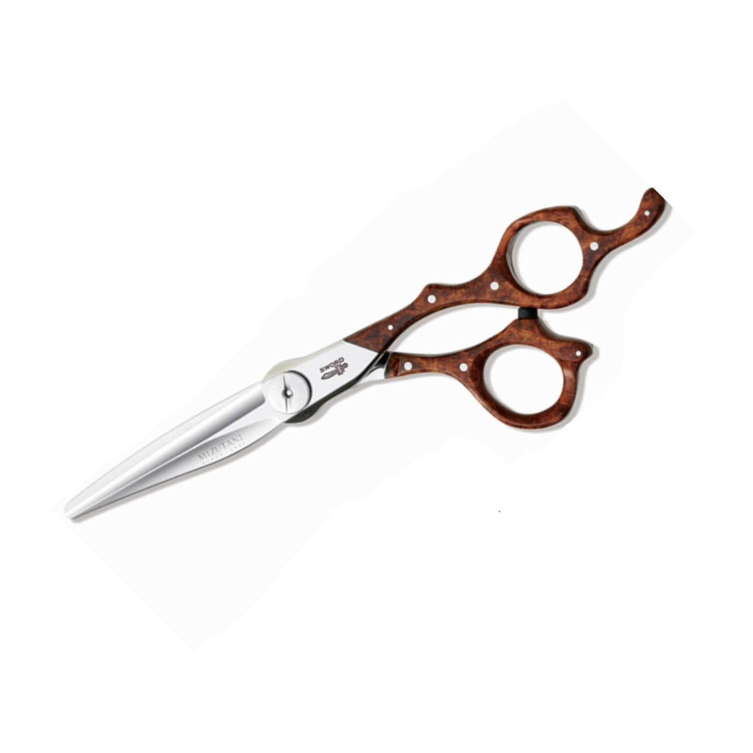 Mizutani Sword Wood Hair Cutting Scissors