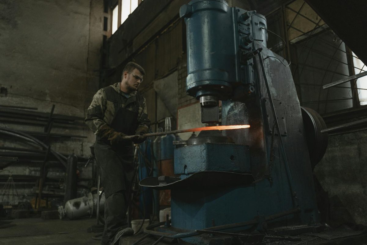 High-precision steel manufacturing facility producing powder metallurgy steel