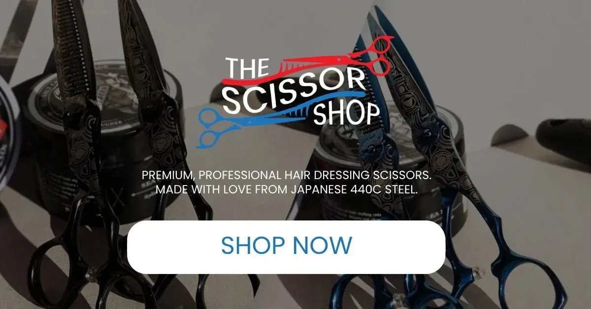 THE SCISSOR SHOP banner