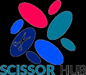 SCISSOR HUB logo