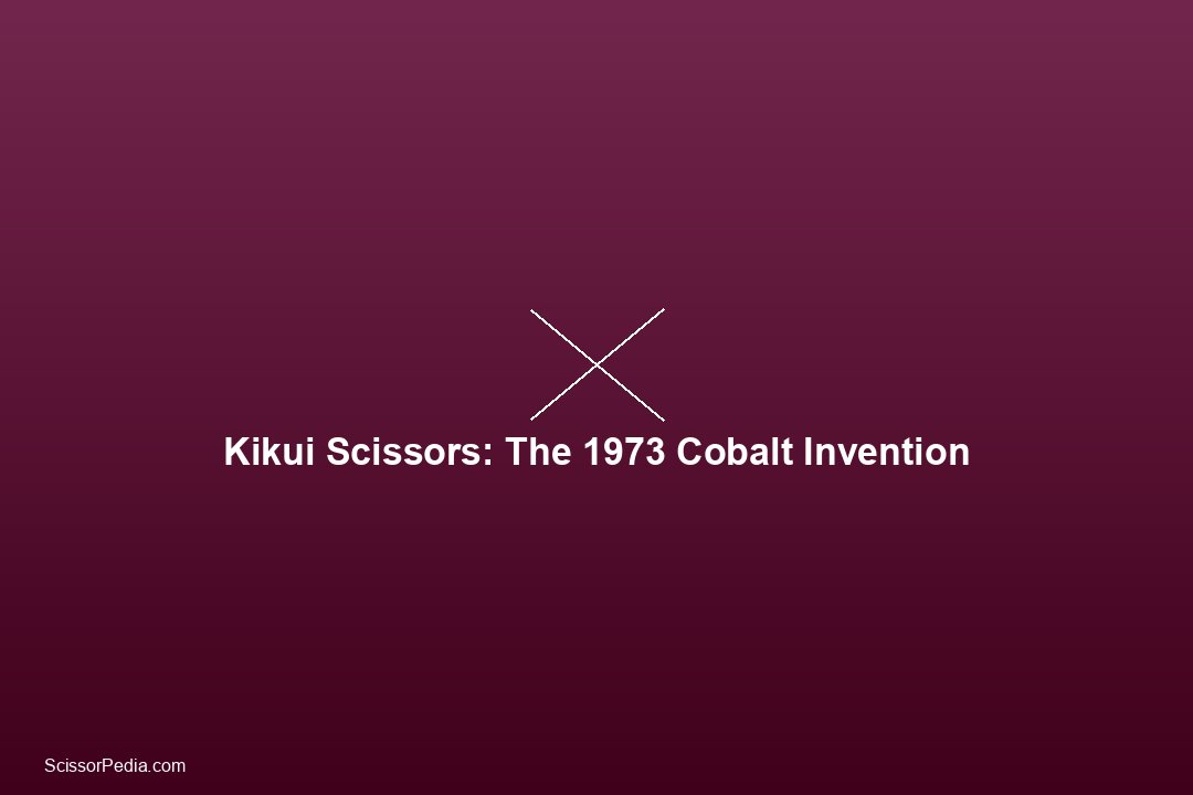 Mizutani Scissors: 100 Years of Handcraft, from Samurai Swords to Nano Steel